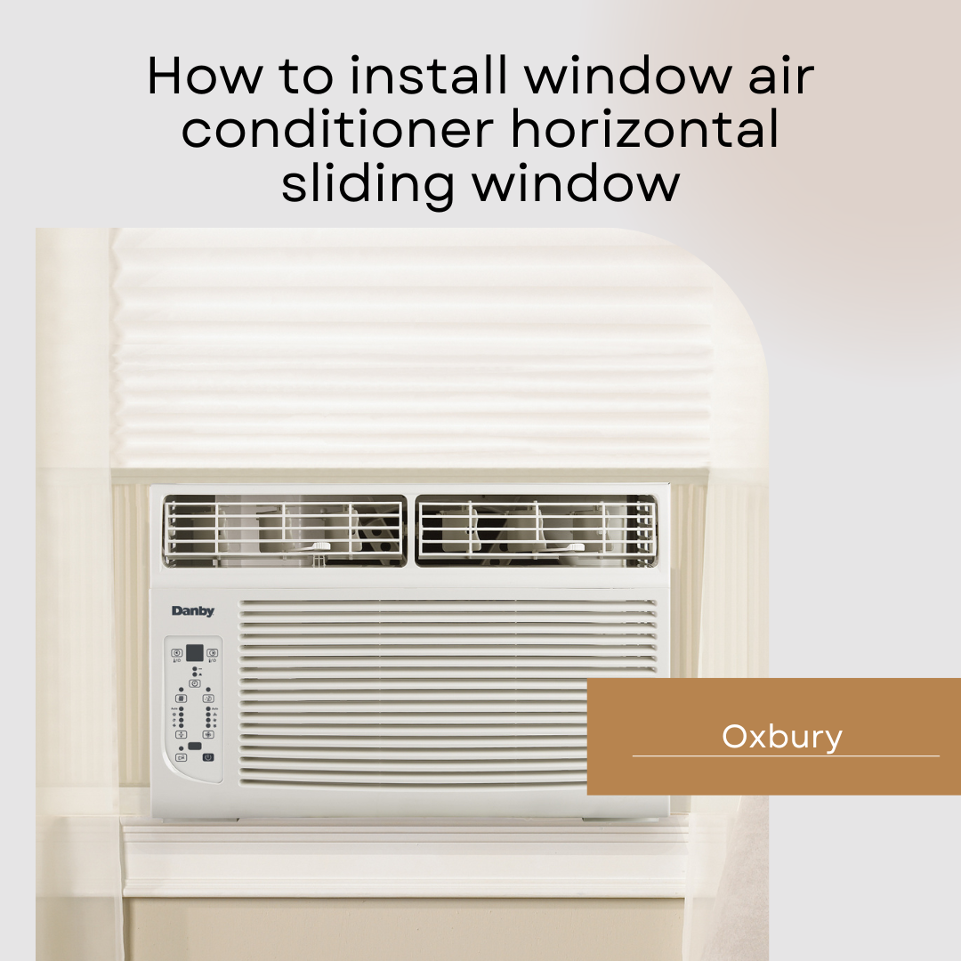 How to install a top window air conditioner