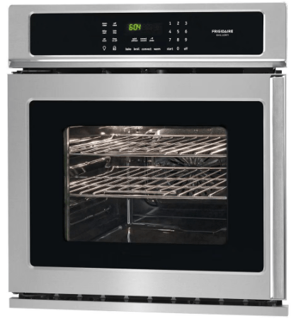 Frigidaire Gallery FGEW276SPF Single Wall Oven, 27 inch Exterior Width, Convection, Self Clean, Stainless Steel
