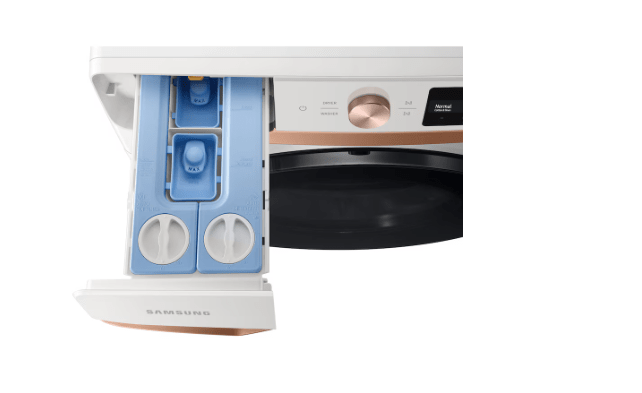 Samsung 5.3 Cu.Ft. Front Load Washer with Super Speed and Built-in WIFI in Ivory - ENERGY STAR® Model # WF46BG6500AE