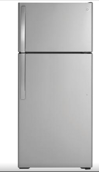 GE GTE17GSNRSS Top Freezer Refrigerator, 28 inch Width, ENERGY STAR Certified, Stainless Steel colour