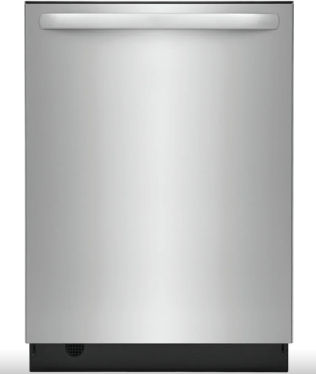 Frigidaire FDSH4501AS / FDSP450LAF Dishwasher, 24 inch Exterior Width, 49 dB Decibel Level, Fully Integrated, Stainless Steel (Interior), 5 Wash Cycles, 14 Capacity (Place Settings), Hard Food Disposal, Stainless Steel colour. Scratch n Dent