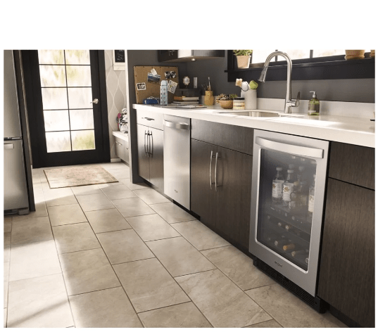 Whirlpool WUB50X24HZ Under Counter Refrigeration, 24 inch Width, 24 inch Width, ENERGY STAR Certified, Stainless Steel colour