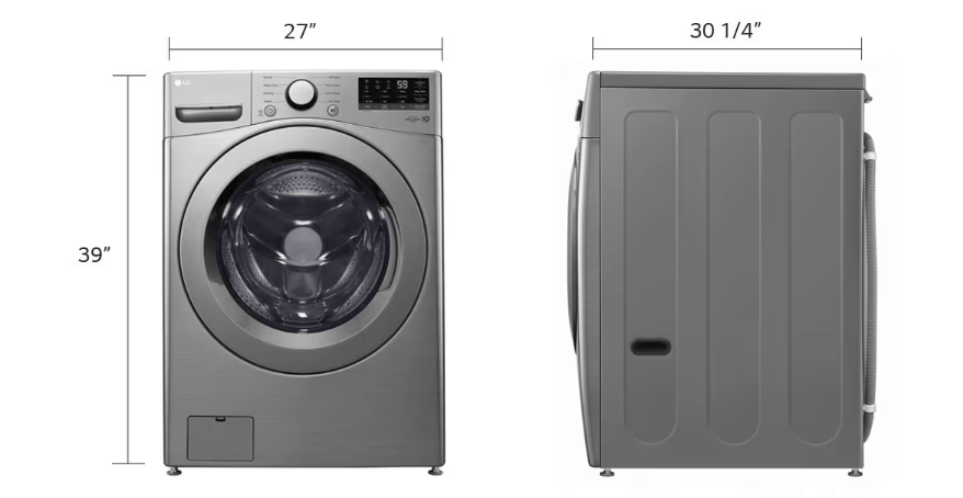 WM3400CV 5.2 cu. ft. Ultra Large Front Load Washer GRAPHITE