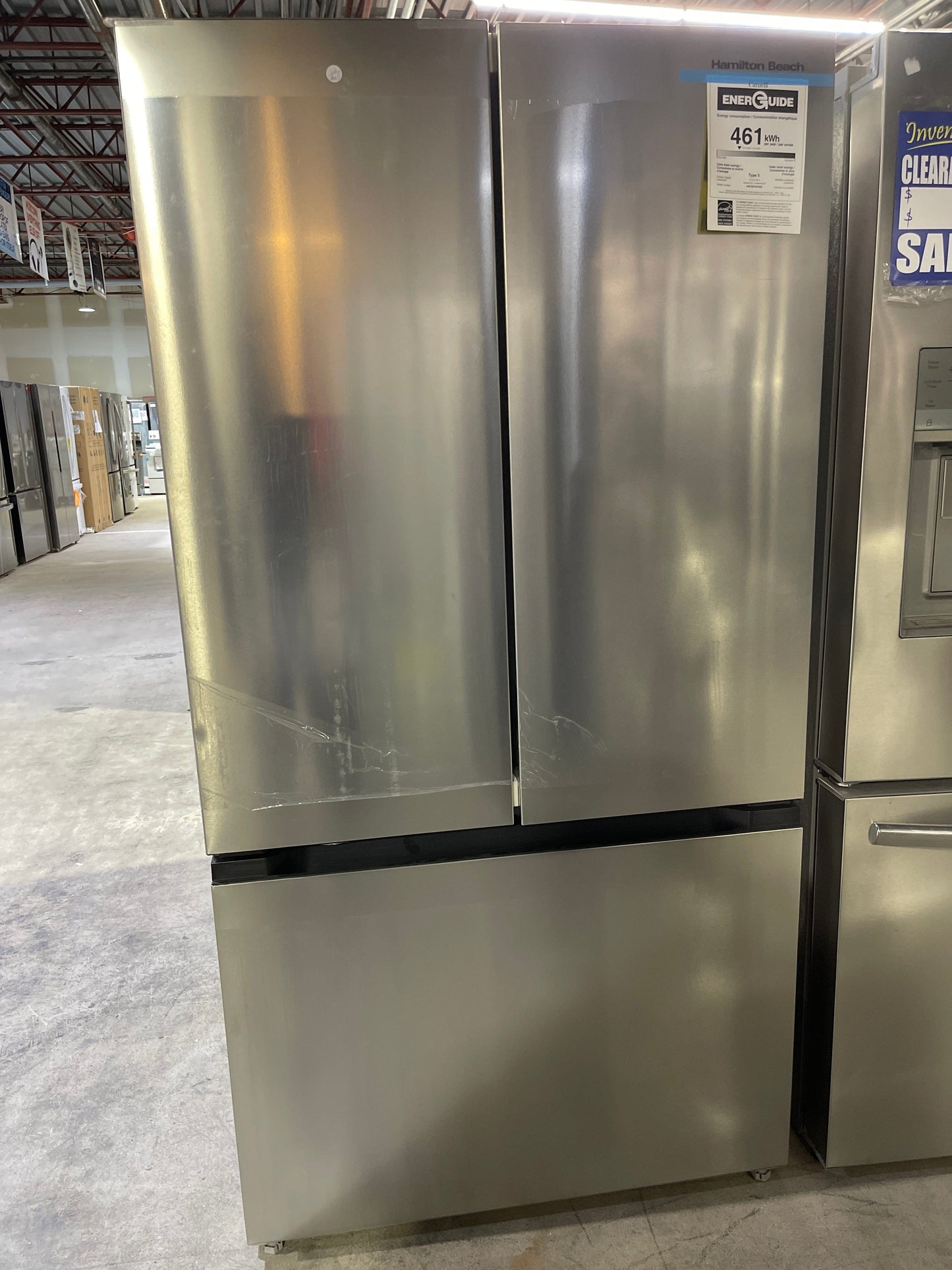 36 inch 20.8 CU. FT. FRENCH DOOR VCM REFRIGERATOR (HBF2067)