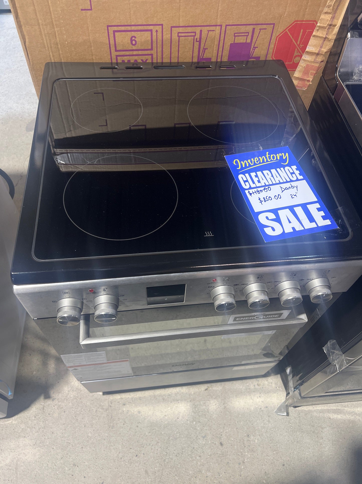 Danby 24″ Convection Range in Stainless Steel - DRCA240BSS2-RF