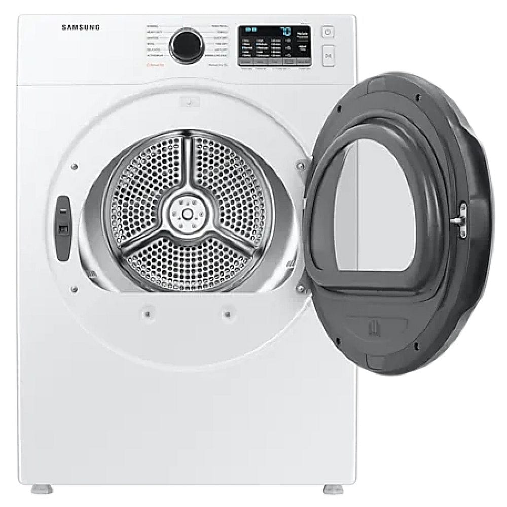 Samsung DV25B6800EW - DV25B6800EW/AC Electric Dryer, 23 1/2 inch Width, 4.0 cu. ft. Capacity, 5 Temperature Settings, Stackable, Steel Drum, White colour
