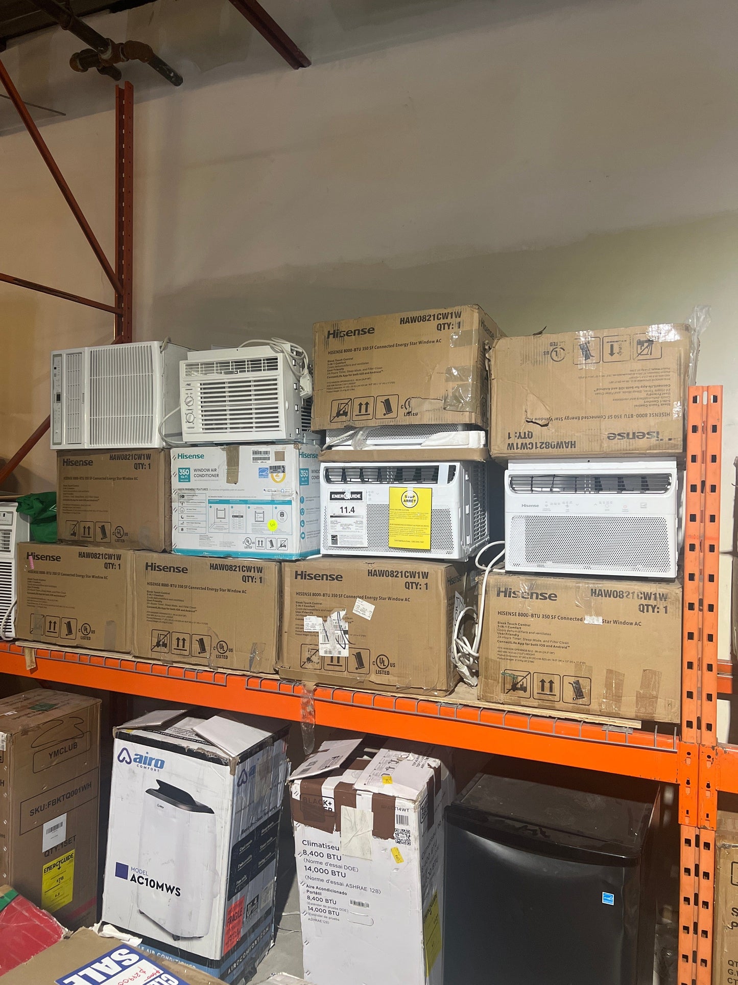 Hisense window ac 8000 BTU - HAW0821CW1W