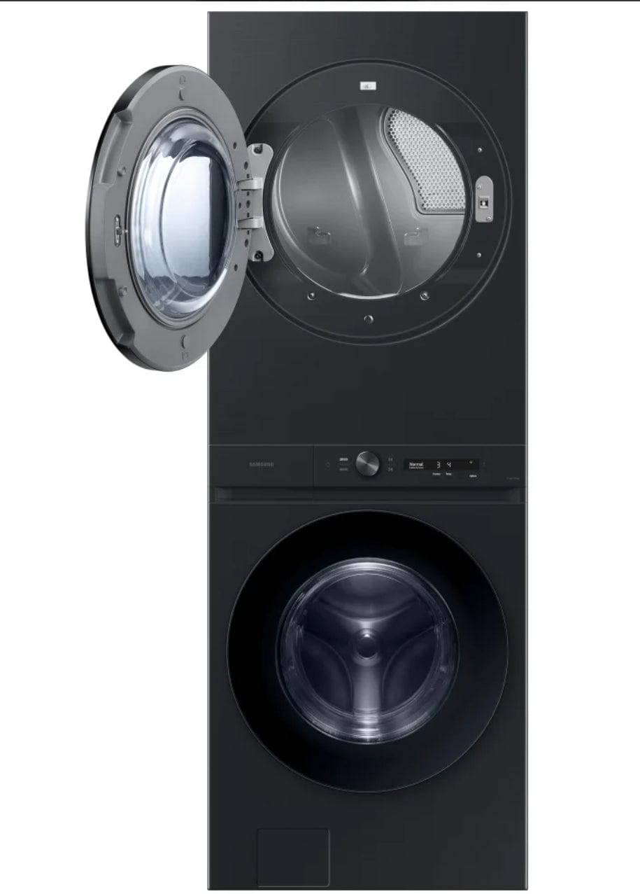 Samsung
WH46DBH550EVAC
Samsung WH46DBH550EVAC 27 inch Width Washer & Dryer Set, SmartDial AI Panel, Auto Dispenser, VRT+, Steam Wash Steam Dry, Black Stainless Steel colour
Washer: 24 Wash Cycles, 1200 RPM Spin Speed, Steam Clean, Wifi Enabled, 5.3 cu.