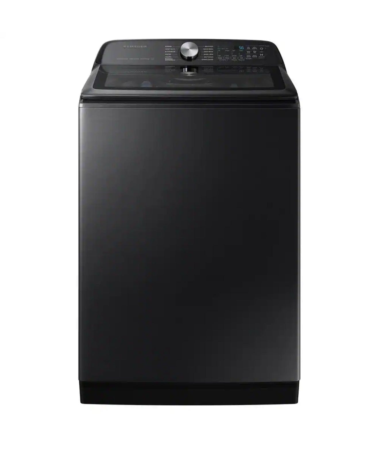 Samsung WA52DG5500AV 5.2 cu ft Top Load Washer with Active WaterJet & Vibration Reduction - Black Stainless