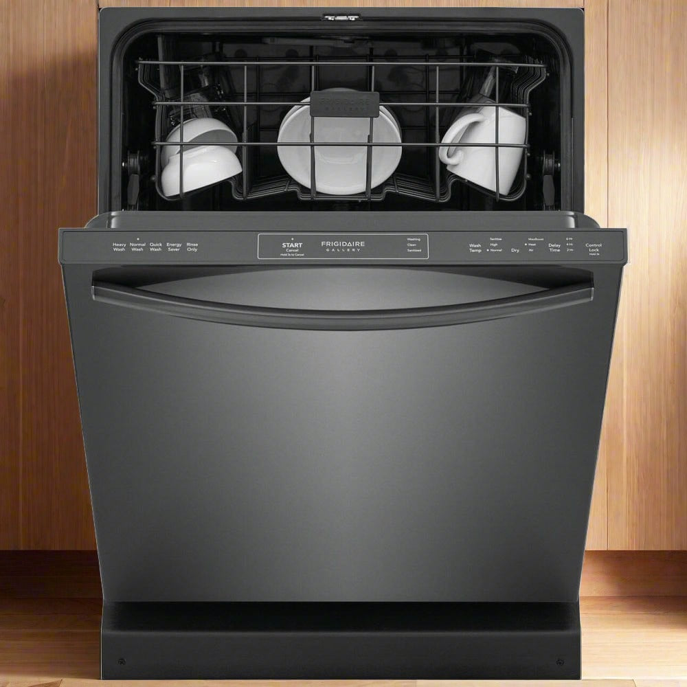 Frigidaire Gallery GDPH4515AD Dishwasher, 24 inch Exterior Width, 52 dB Decibel Level, Fully Integrated, 5 Wash Cycles, Black Stainless Steel