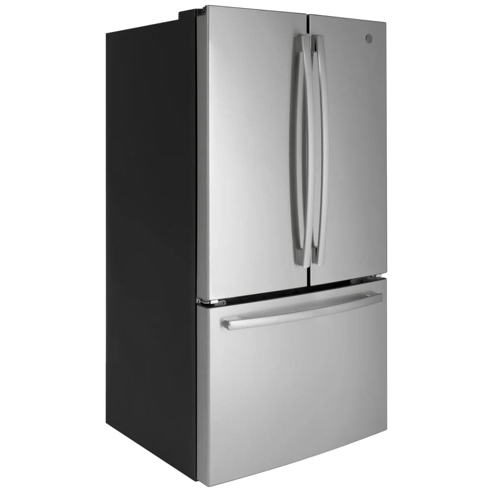 GE GNE27JYMFS French Door Refrigerator, 36 inch Width, ENERGY STAR Certified, 27.0 cu. ft. Capacity, Stainless Steel colour GE STAI GNE27JYMFS / GNE27JYMWFFS /GNE27JYMTFFS