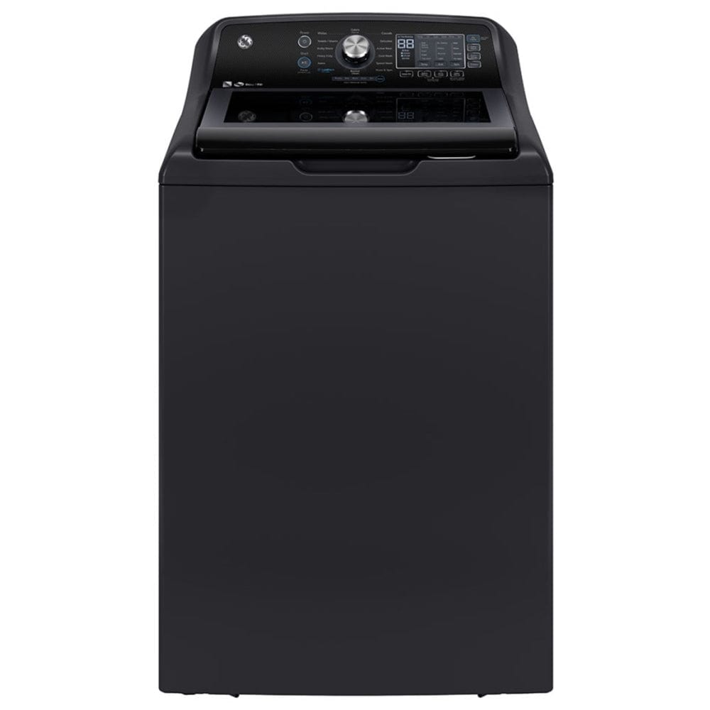 GE GTW690BMTDG Top Load Washer, 26 27/32" Width, ENERGY STAR Certified, 5.3 cu. ft. Capacity, 14 Wash Cycles, 6 Temperature Settings, Diamond Grey