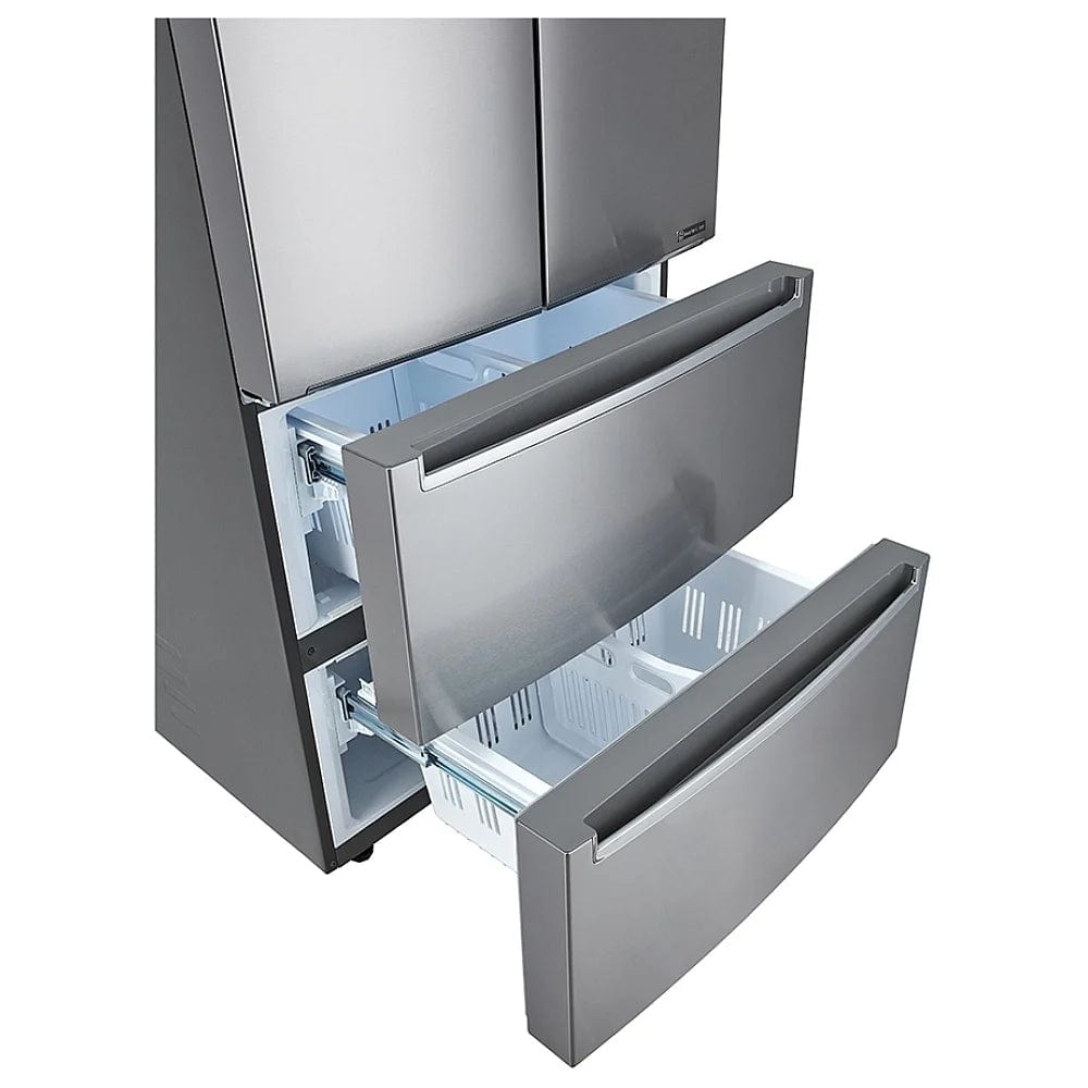 LG LRMNC1803S French Door Refrigerator, 33" Width, ENERGY STAR Certified, Counter Depth, 19.0 cu. ft. Capacity, Stainless Steel colour Door Cooling+