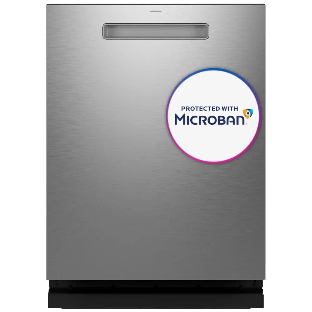 GE Profile PDP715SYVFS Dishwasher, 24 inch Exterior Width, 44 dB Decibel Level, Stainless Steel (Interior), 6 Wash Cycles, 16 Capacity (Place Settings), Wifi Enabled, Stainless Steel color Dry Boost, Steam Sani, and Microban Antimicrobial Technology