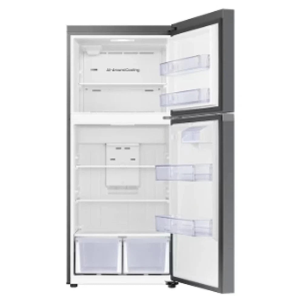 Samsung RT18DG6500SRAC Top Freezer Refrigerator, 30 inch Width, ENERGY STAR Certified, 17.5 cu. ft. Capacity, Optional Ice Maker (Special Order), Stainless Steel color