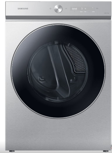 Samsung Bespoke DVE53BB8900GAC Dryer, 27" Width, Electric Dryer, 7.5 cu. ft. Capacity, Steam Clean, 20 Dry Cycles, 5 Temperature Settings, Stackable, Steel Drum, Wifi Enabled, Forest Green colour Steam Hose Kit Included