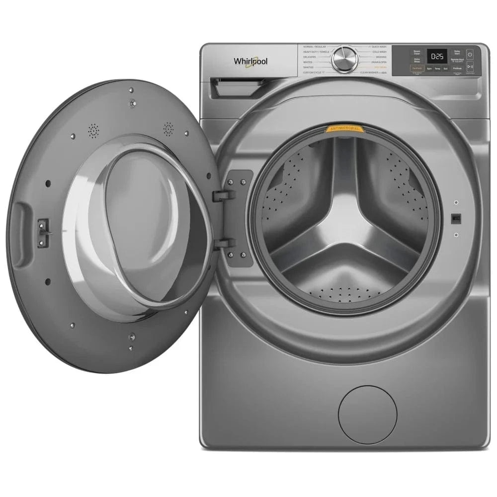 Whirlpool WFW6605MC Front Load Washer, ENERGY STAR Certified, 5.2 cu. ft. Washer Capacity, 1,160 RPM Washer Spin Speed, 12 Wash Cycles, 5 Temperature Settings, Steam Clean, Wifi Enabled, Other colour