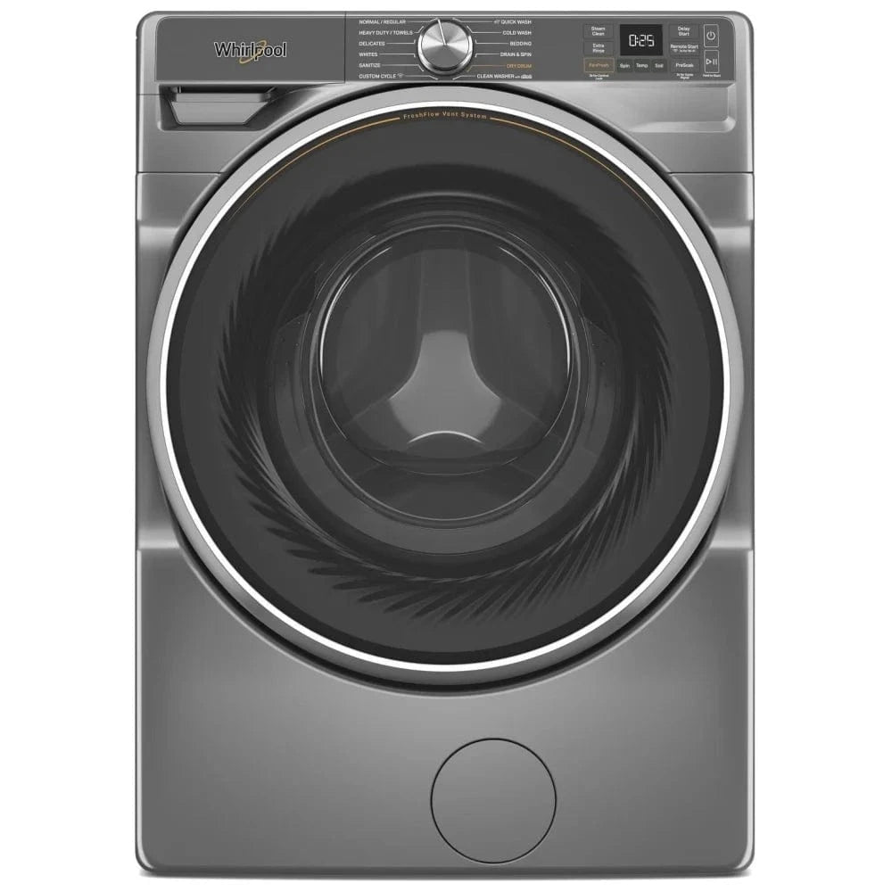 Whirlpool WFW6720RR Front Load Washer, ENERGY STAR Certified, 5.8 cu. ft. Washer Capacity, 1,160 RPM Washer Spin Speed, 12 Wash Cycles, 5 Temperature Settings, Steam Clean, Wifi Enabled, Other color