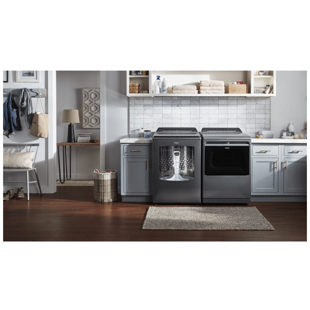 Whirlpool WGD8127LC Gas Dryer, 7.4 cu. ft. Dryer Capacity, Chrome Shadow color