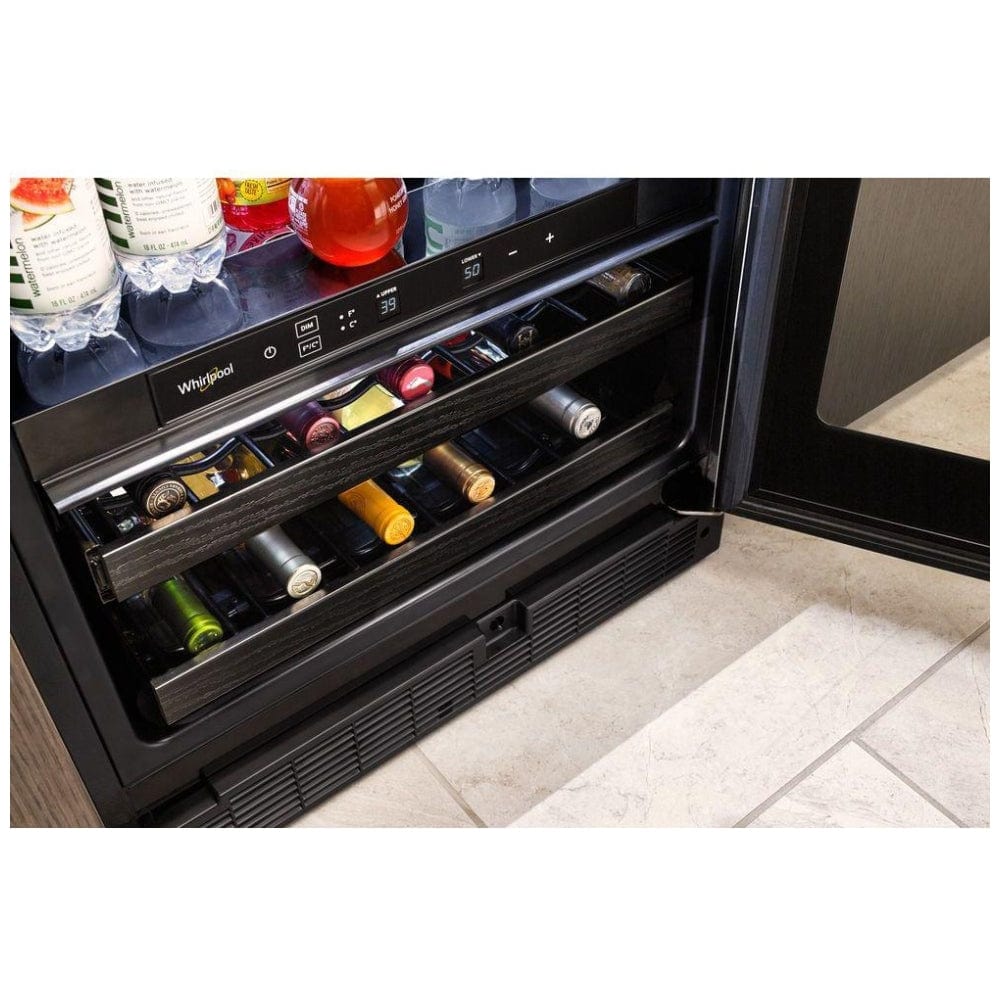 Whirlpool WUB50X24HZ Under Counter Refrigeration, 24 inch Width, 24 inch Width, ENERGY STAR Certified, Stainless Steel colour
