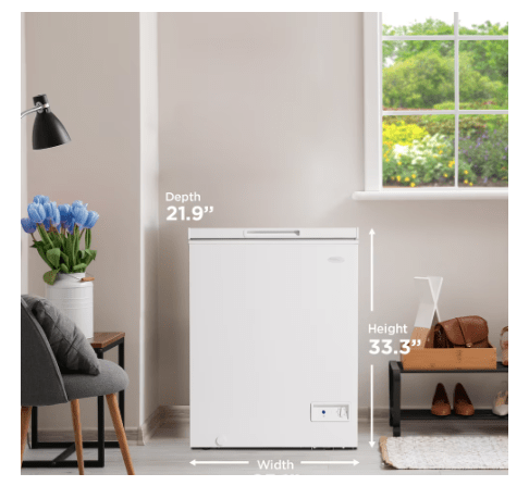 Danby 5.0 cu.ft Square Model Chest Freezer DOE Model DCF050A6WM