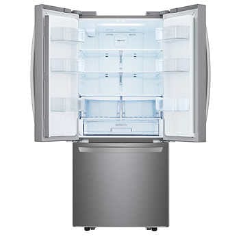 LG 30 in. 22 cu. ft. Stainless Steel French Door Refrigerator with External Water Dispenser and Ice Maker LCFS22EXS