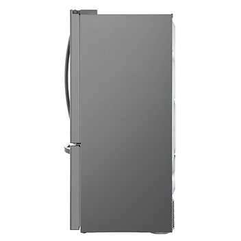 LG 30 in. 22 cu. ft. Stainless Steel French Door Refrigerator with External Water Dispenser and Ice Maker LCFS22EXS