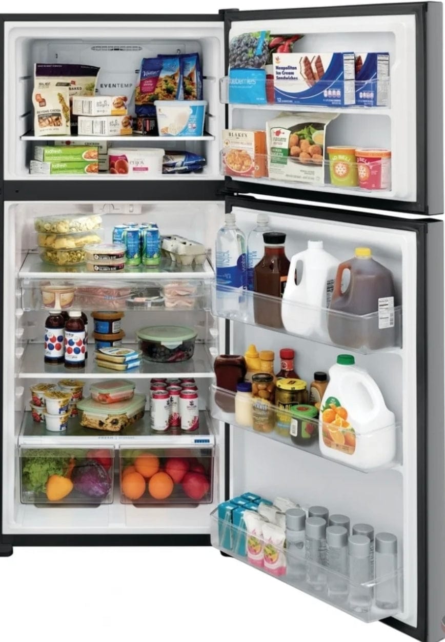 Frigidaire FFTR1835VS Top Mount Refrigerator, 30" Width, 18.3 cu. ft. Capacity, Stainless Steel colour