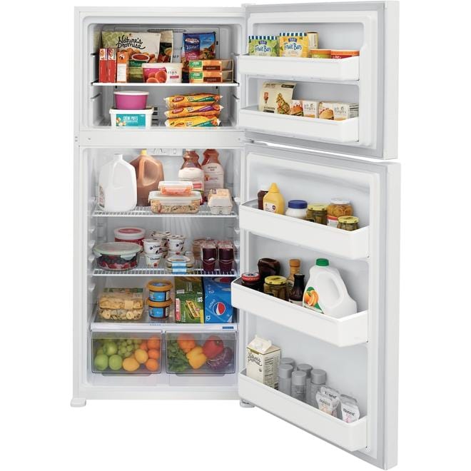 Frigidaire 30-in Top-Freezer Refrigerator Standard Depth 18.3-Ft³ White Model #FFTR1814WW