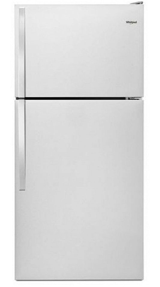 Whirlpool WRT148FZDM Top Mount Refrigerator, 30" Width, ENERGY STAR Certified, 18.2 cu. ft. Capacity, Optional Ice Maker (Special Order), Interior Light (Refrigerator), Stainless Steel colour