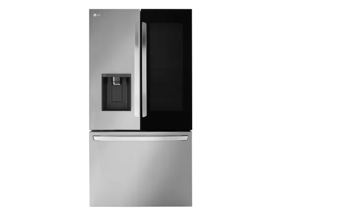 LG Electronics 36-inch W 26 cu. ft. SMART InstaView Counter-Depth MAX French Door Refrigerator in Stainless Steel - ENERGY STAR® LRFOC2606S