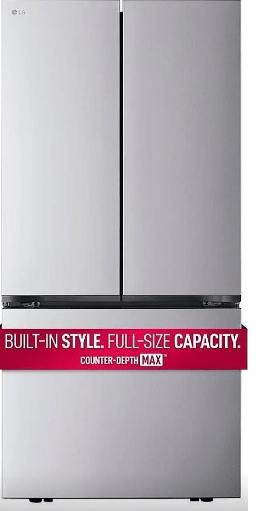 LG LF21C6200S French Door Refrigerator, 33 inch Width, ENERGY STAR Certified, Counter Depth, 21 cu. ft. Capacity, Stainless Steel colour