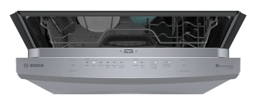 Bosch 300 Series SHS53CM5N Dishwasher, 24 inch Exterior Width, 46 dB Decibel Level, Full Console, Stainless Steel (Interior), 5 Wash Cycles, 16