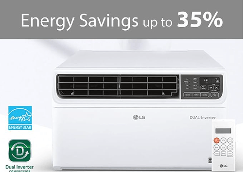 LG LW1522IVSM - LG 14000 BTU Window Air Conditioners Dual Inverter Energy Saving Remote Control WiFi Enabled App Ultra-Quiet Washable Filter Cools 800 Sq.Ft. for Large Room AC Unit air conditioner White LW1522IVSM