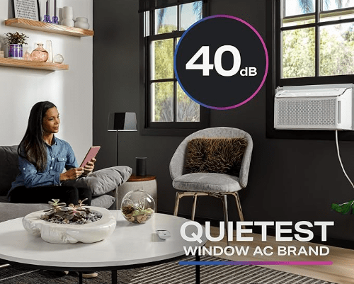 GE PHC08LY - GE Profile Ultra Quiet Window Air Conditioner 8,200 BTU, WiFi Enabled, White