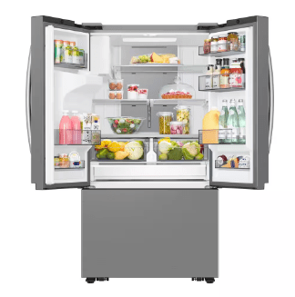 36" 3-Door French Door SpaceMax™ Counter Depth Refrigerator with Family Hub and External Ice and Water Dispenser  RF27CG5900SRAC