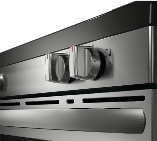 Frigidaire FCRE308CAS Range, Electric Range, 30 inch Exterior Width, Self Clean, Convection, 5 Burners, 5.3 cu. ft. Capacity, Storage Drawer, Air Fry, 1 Ovens, Stainless Steel colour