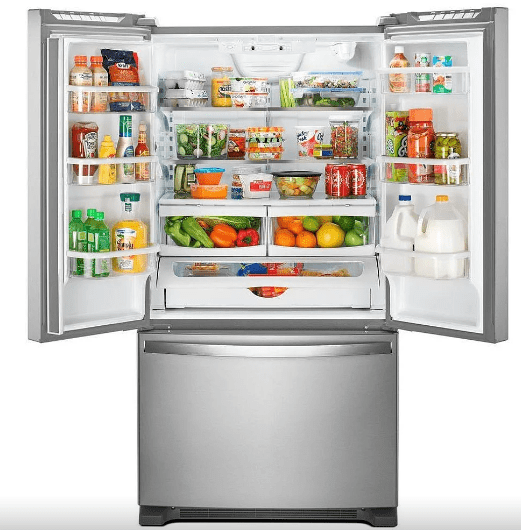 Whirlpool WRF540CWHZ French Door Refrigerator, 36 inch Width, ENERGY STAR Certified, Counter Depth, 20.0 cu. ft. Capacity, Stainless Steel colour