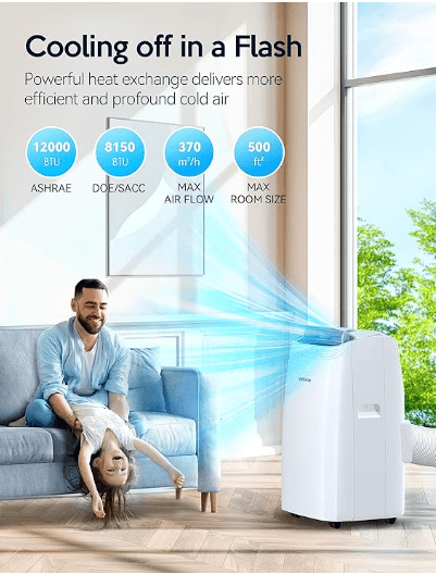 VAGKRI	VA-AC03 VAGKRI Portable Air Conditioners 12000 BTU 3-in-1 AC Unit