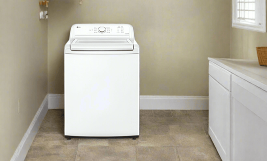 LG WT6105CW Top Load Washer, 27 inch Width, Agitator, 4.8 cu. ft. Capacity, 8 Wash Cycles, 800 RPM Washer Spin Speed, White colour Soft Close Lid, Agitator