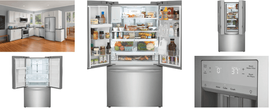 FRFC2323AS Frigidaire 22.6 Cu. Ft. Counter-Depth French Door Refrigerator