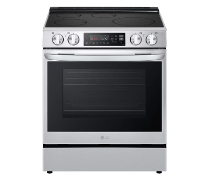 LG LSIL6334F Range, 30 inch Exterior Width, Induction, Self Clean, Convection, 4 Burners, Storage Drawer, Air Fry, 1 Ovens, Stainless Steel colour