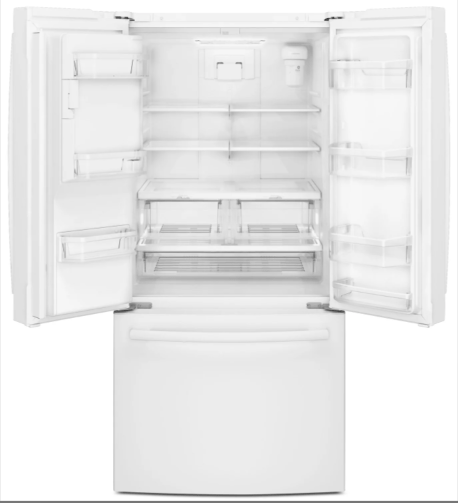 GE Profile PFE24HGLKWW French Door Refrigerator, 33" Width, ENERGY STAR Certified, 23.8 cu. ft. Capacity, White colour