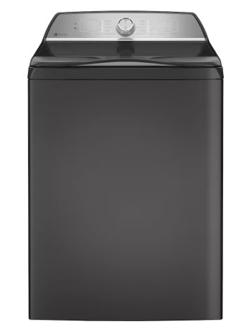 GE Profile PTW600BPRDG Top Load Washer, 27 7/8" Width, ENERGY STAR Certified, 5.8 cu. ft. 14 Wash Cycles,  800 RPM Washer Spin Speed, Wifi Enabled, Diamond Grey colour Smart Flex Dispense