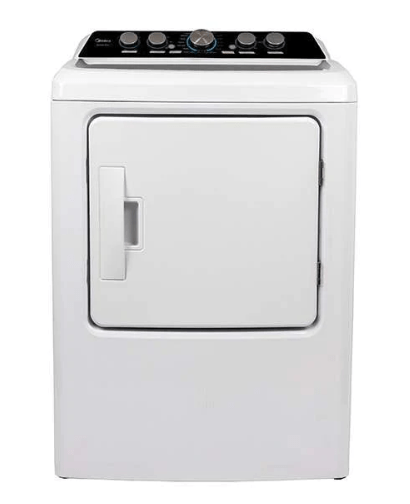 Midea 27" 6.7 Cu. Ft. Front Load Dryer in White - MLE47C3AWW