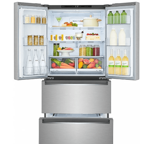 LG LRMNC1803S French Door Refrigerator, 33" Width, ENERGY STAR Certified, Counter Depth, 19.0 cu. ft. Capacity, Stainless Steel colour Door Cooling+