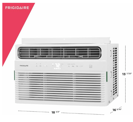 FRIGIDAIRE (FHWC064WB1) - Window Air Conditioner, 6000 BTU, White