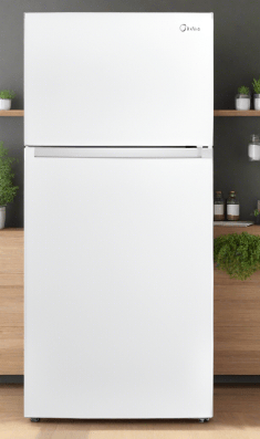 Midea 28 in. 14.2 cu.ft. White Top Mount Refrigerator (MRT14B3AWW)