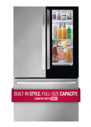 LG Electronics 36" 27 cu. ft. Smart InstaView Counter-Depth Max French Door Refrigerator in Stainless Steel  LRFGC2706S  /  LRFGC2706S