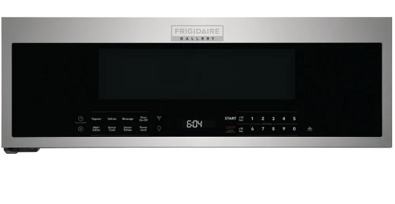 Frigidaire GMOS1266AF Over the Range Microwave, 1.2 cu. ft. Capacity, 400 CFM, 950W Watts, LED, 30 inch Exterior Width, Stainless Steel color